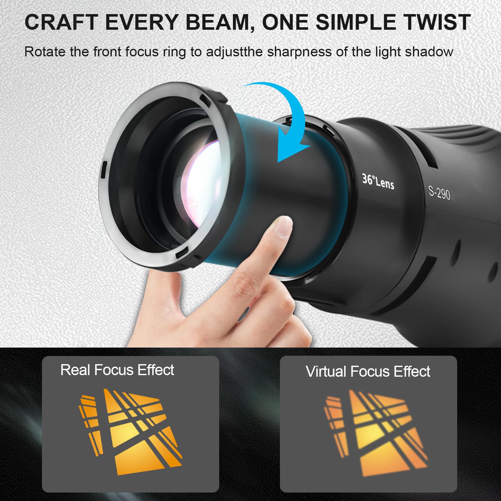 Amazon.com : WELLMAKING Bowens Mount Optical Snoot Conical S-290
